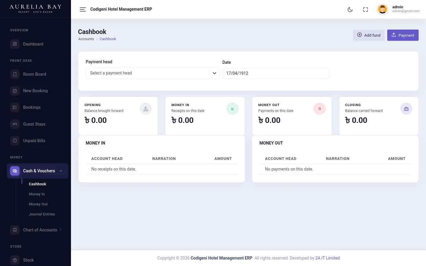 Cashbook