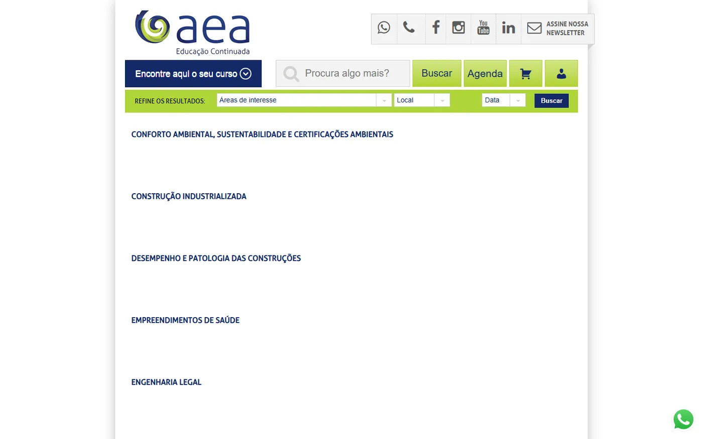 AEA — Architecture & Engineering Course Platform, screen 3