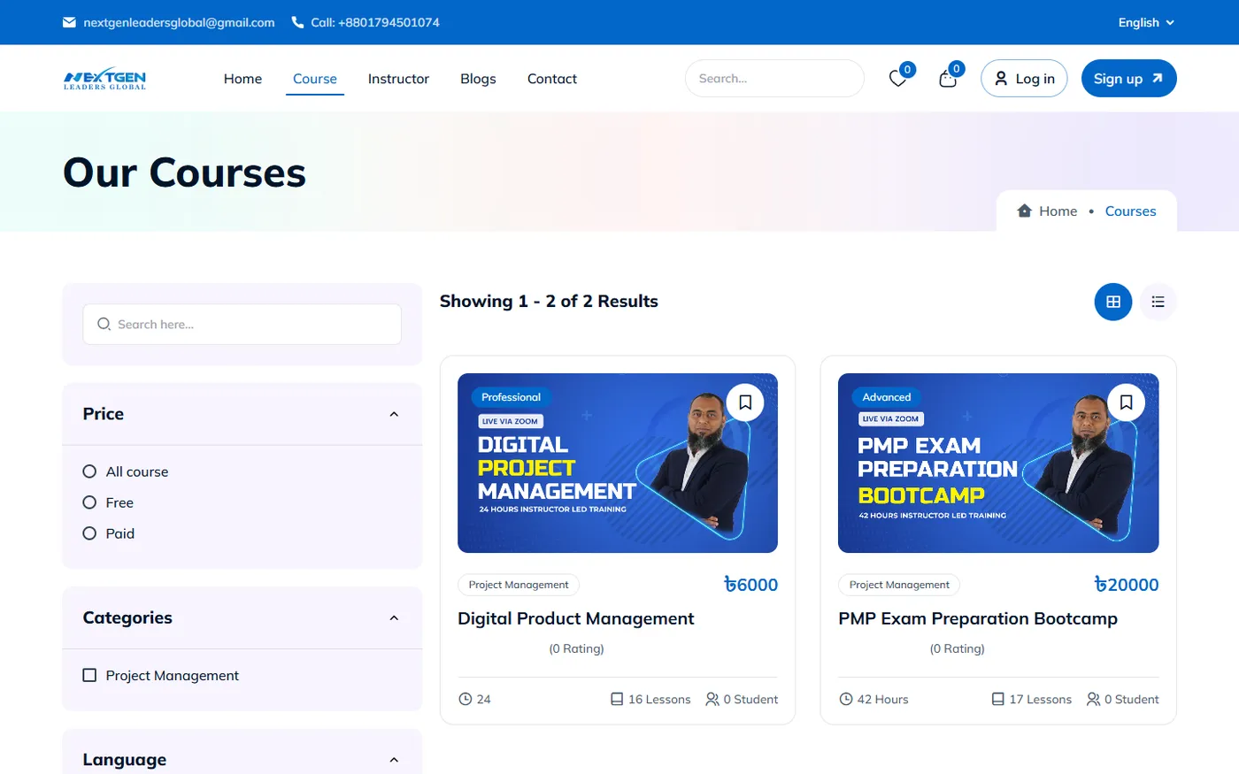 EduLab LMS Hub — Multi-Role Learning Platform, screen 3