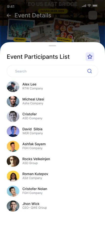 EO Bangladesh — Members Club & Events App, screen 4