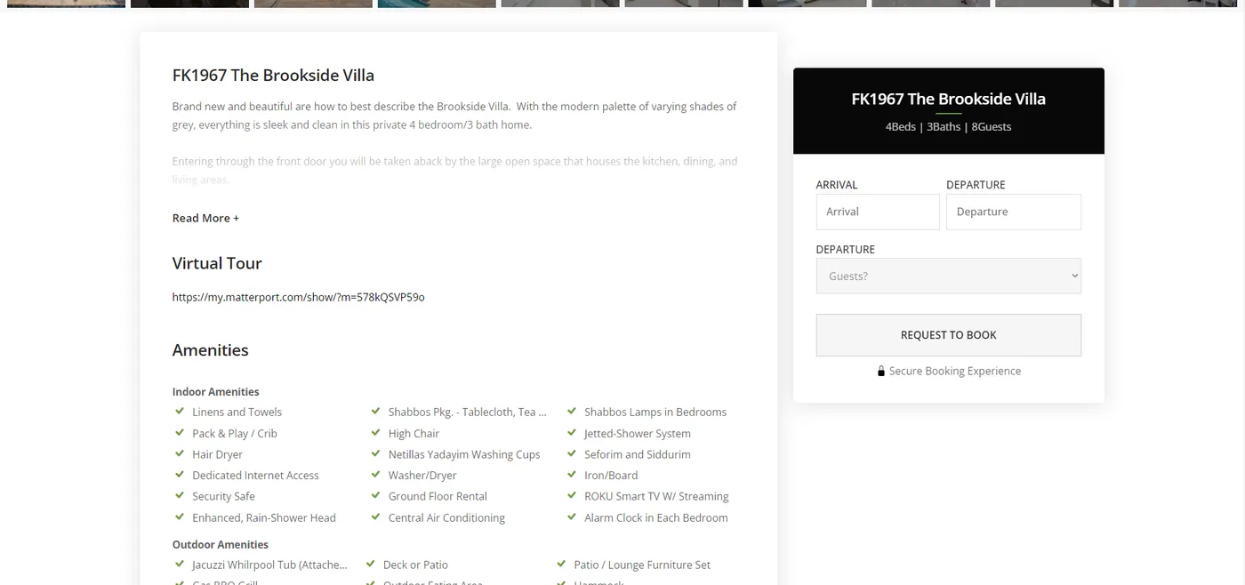 Lakewood Hosts — Vacation Rental Search (StreamlineVRS), screen 4