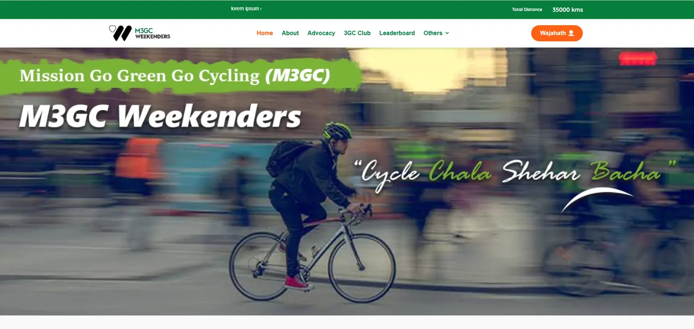 M3GC Weekenders — Cycling Advocacy & Miles-Tracking Platform