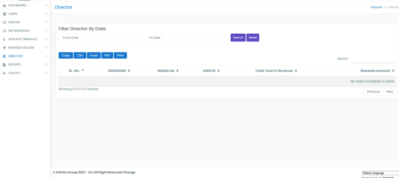Waxtrix — Affiliate & Referral Income Platform, screen 2