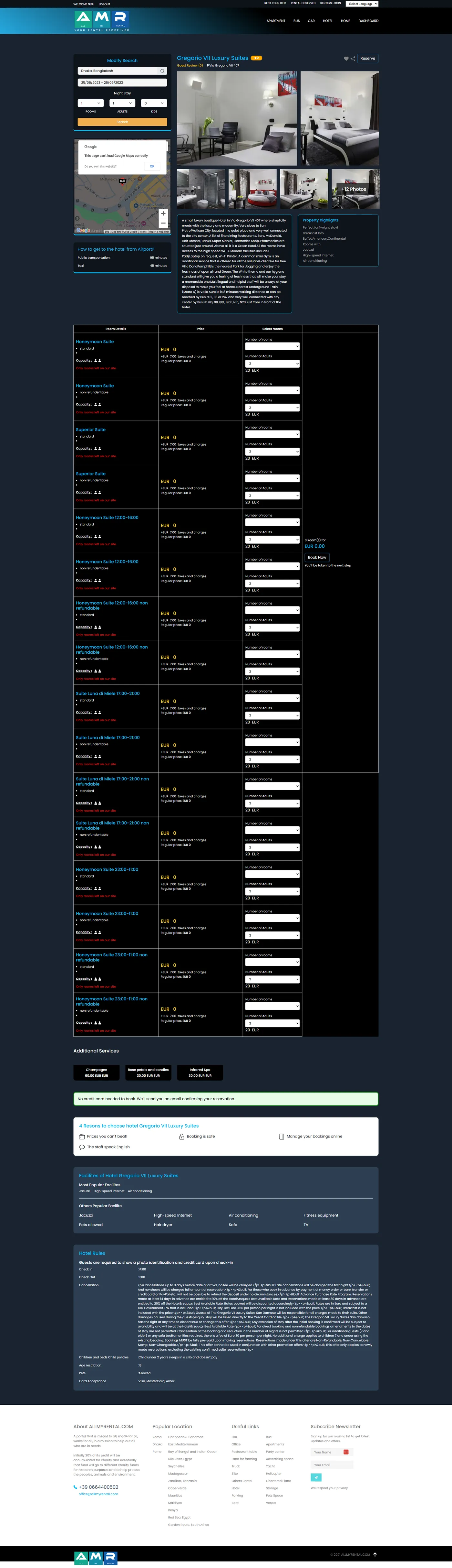 AllMyRental (AMR) — Multi-Vertical Rental Marketplace, screen 4
